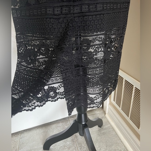 H&M Black Lace Sleeveless Dress Size S - Picture 4 of 6